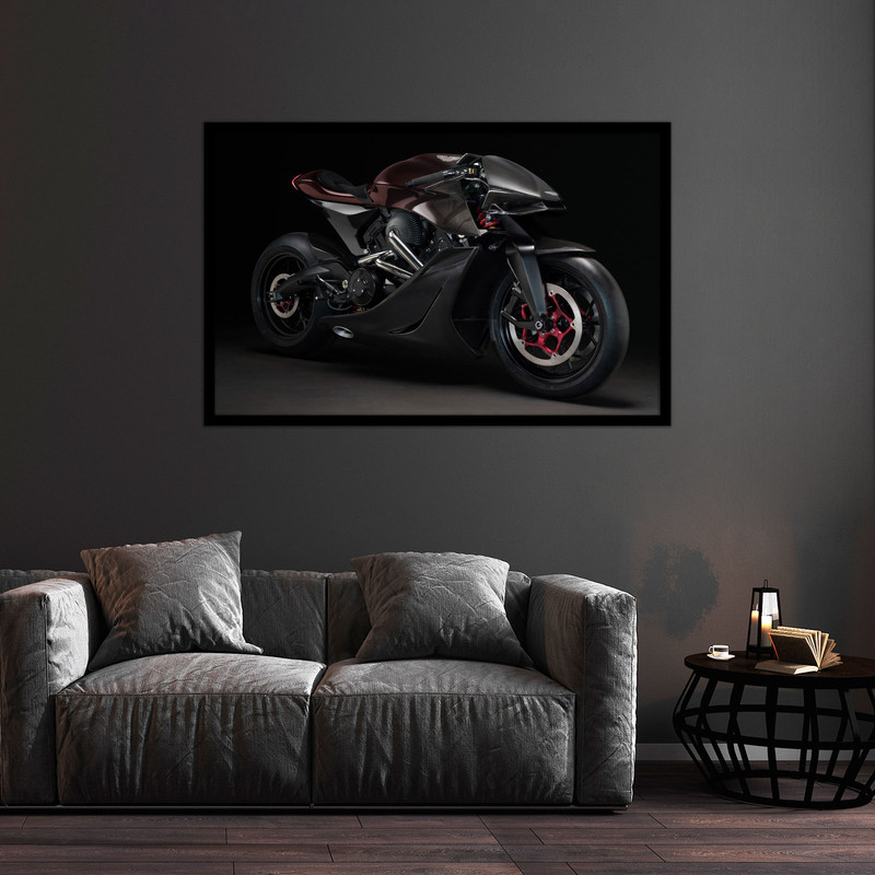 تابلو بکلیت طرح مدرن موتور سیکلت مدل  B-bu2205