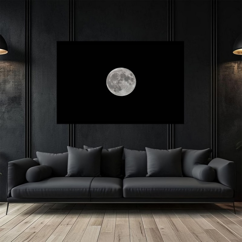 تابلو بکلیت طرح ماه و شب مدل B-bu2979
