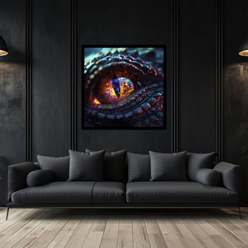 تابلو بکلیت طرح اکشن چشم اژدها مدل B-bu2939