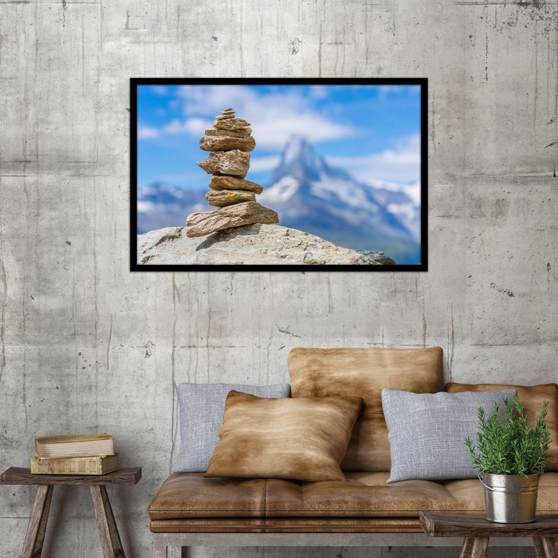 تابلو بکلیت طرح فانتزی سنگ و کوه مدل B-bu1017