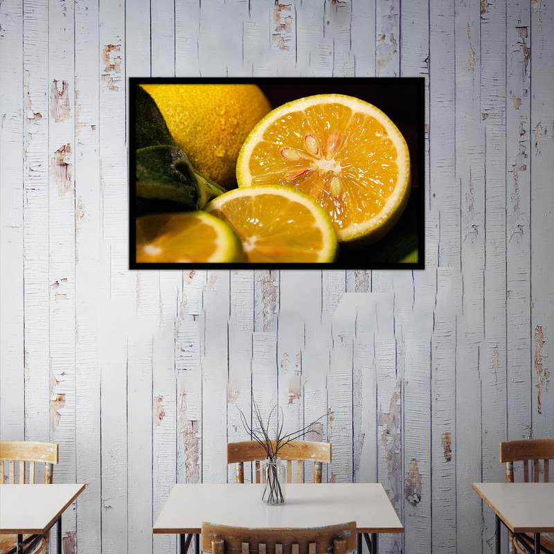 تابلو بکلیت طرح لیمو میوه و مرکبات مدل B-bu1036