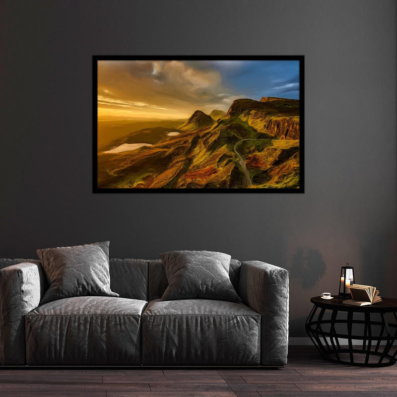 تابلو بکلیت طرح منظره طبیعی مدل B-bu1339