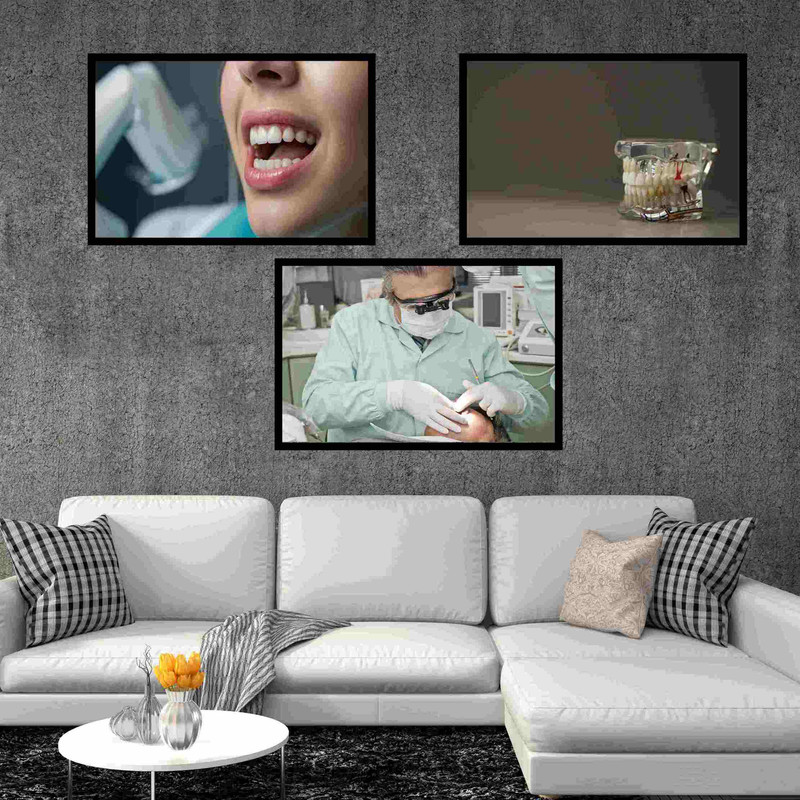 تابلو بکلیت طرح دندانپزشکی مدل  B-bu3022 مجموعه3عددی