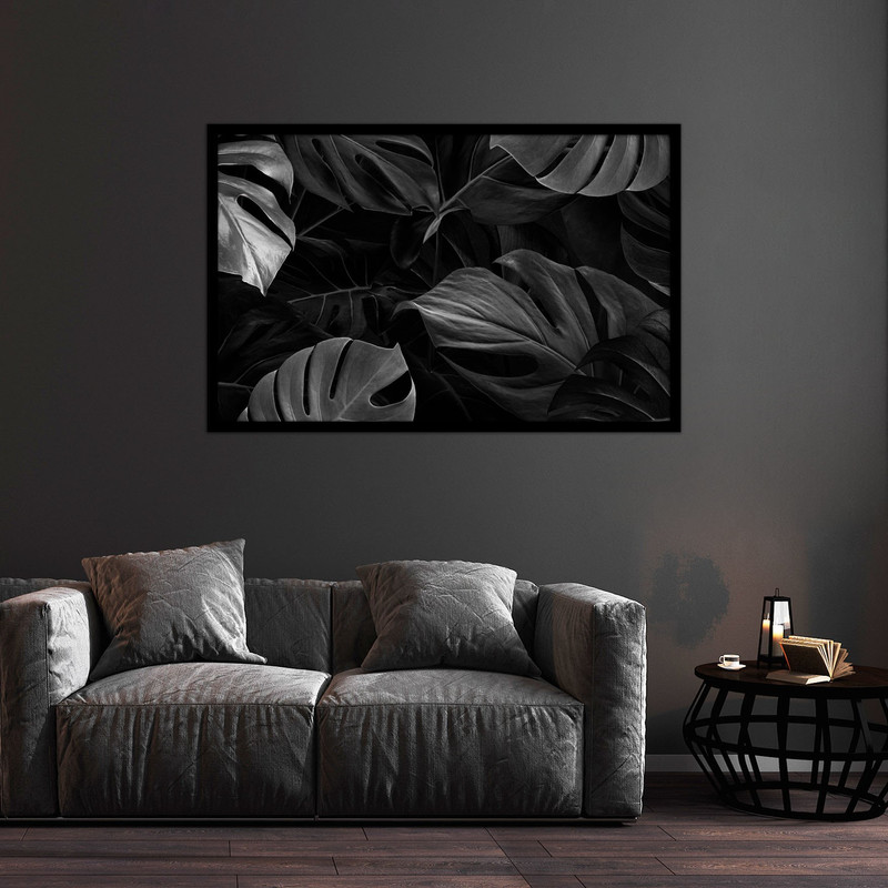 تابلو بکلیت طرح برگ  دکوراتیو و مدرن  مدل B-bu2239