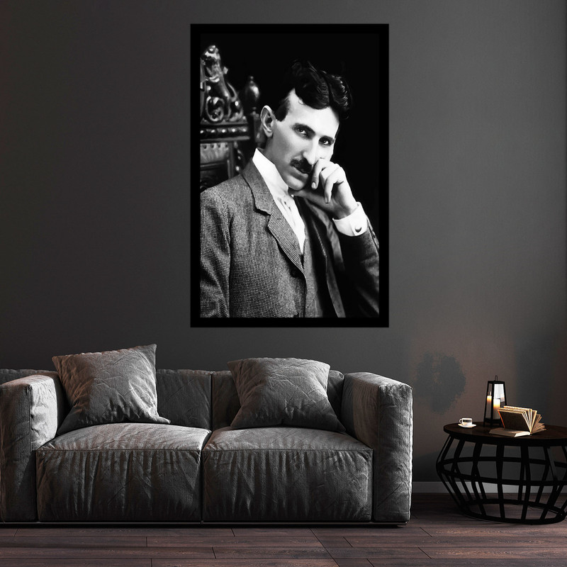 تابلو بکلیت طرح مشاهیر نیکولا تسلا مدل B-bu2095