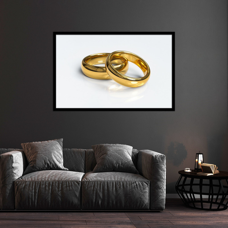 تابلو بکلیت طرح حلقه ازدواج مدل B-bu2084