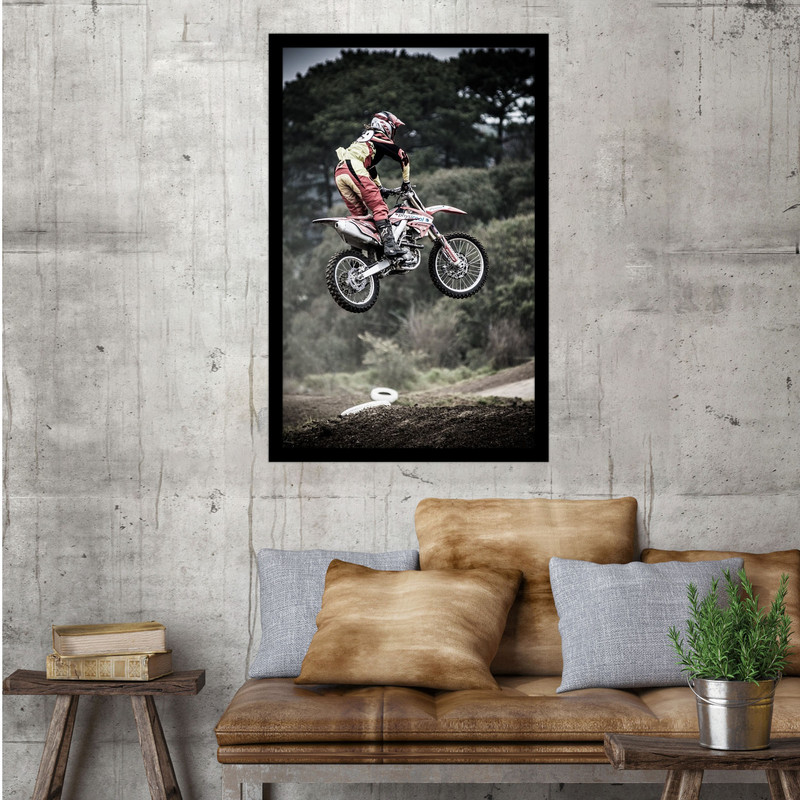 تابلو بکلیت طرح مسابقه موتور سواری مدل B-bu1545