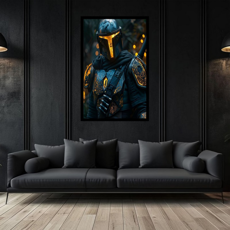 تابلو بکلیت طرح نقاشی و هنر دیجیتال جنگ ستارگان مدل B-bu2829