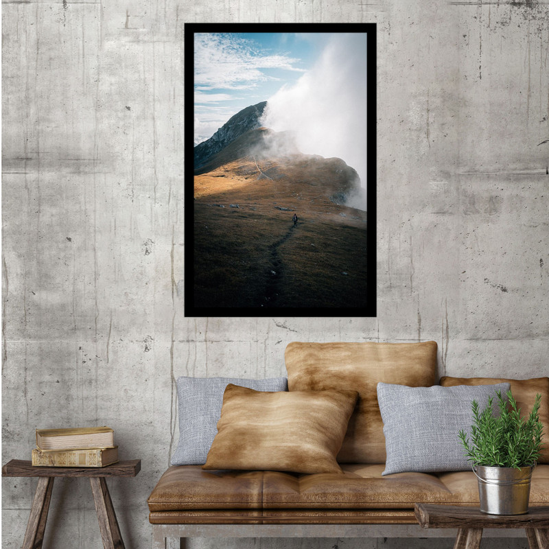 تابلو بکلیت طرح منظره طبیعت کوه مدل B-bu1628