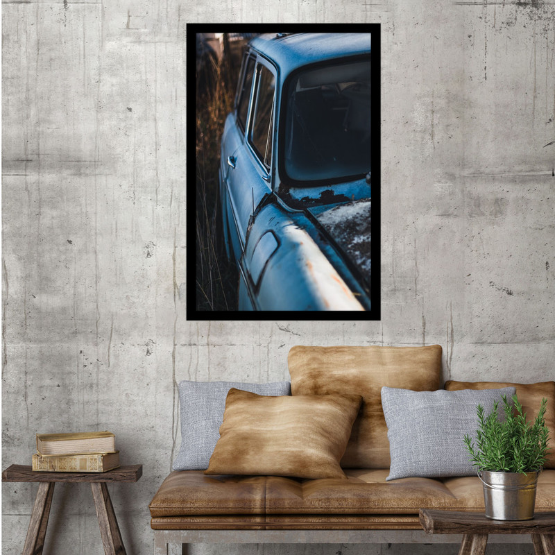 تابلو بکلیت طرح ماشین قدیمی مدل B-bu1630