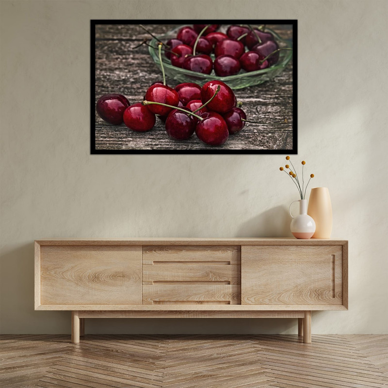 تابلو بکلیت طرح دکوراتیو میوه ها گیلاس  مدل B-bu2664