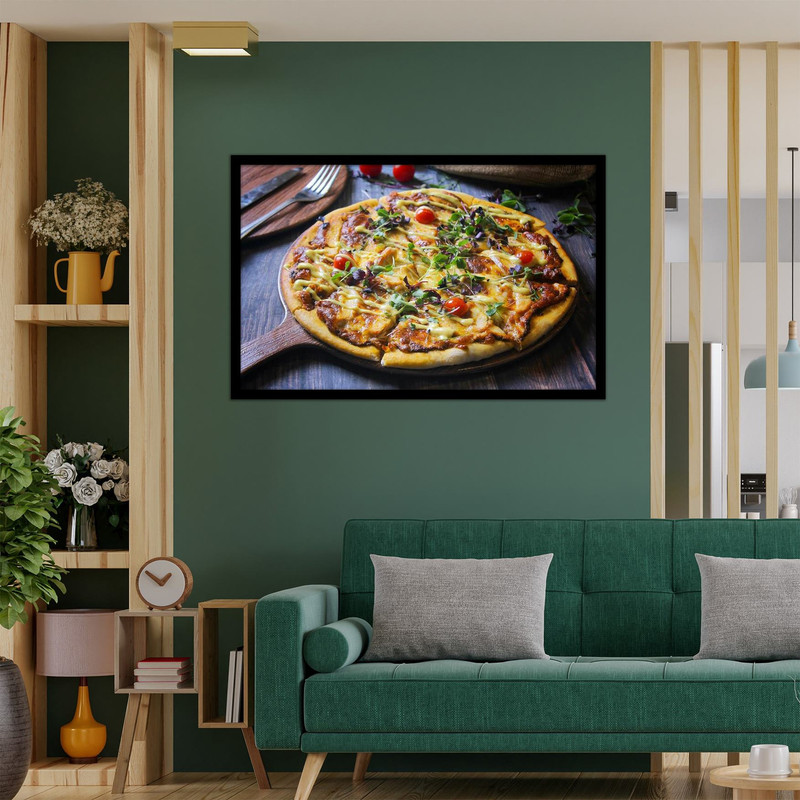 تابلو  نوری بکلیت مدل B-bu2597 طرح غذا و فست فود