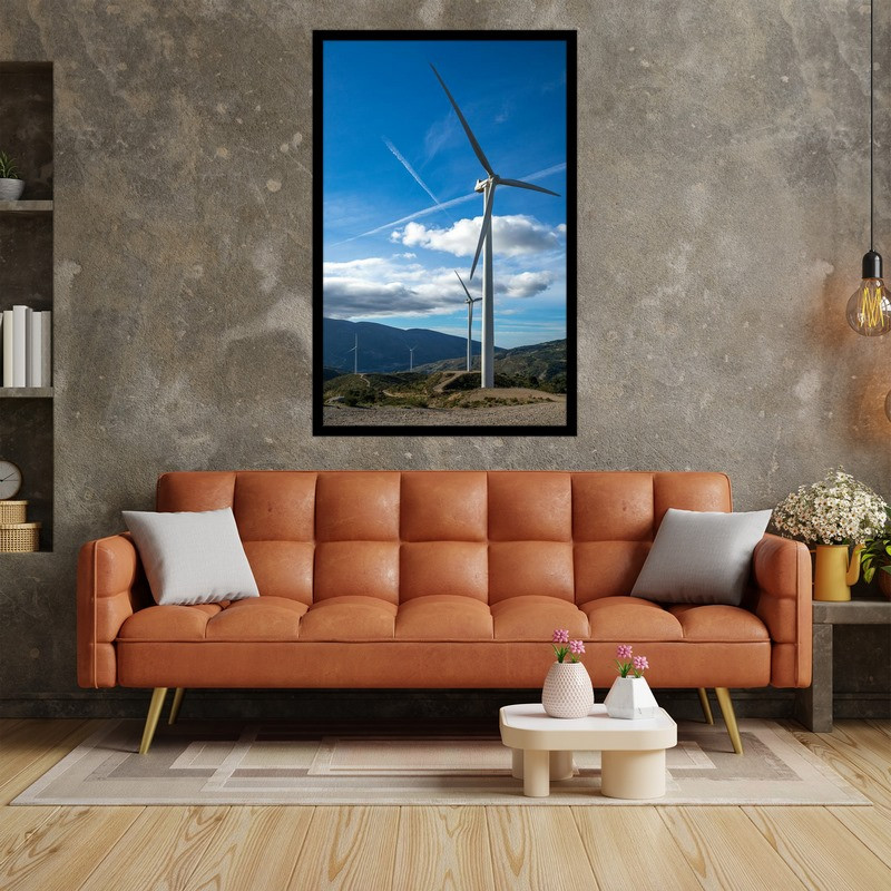 تابلو بکلیت طرح انرژی تجدید پذیر برق  توربین بادی مدل B-bu5291