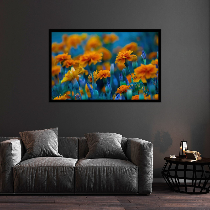 تابلو بکلیت طرح تصاویر هنری گل مدل B-bu1207