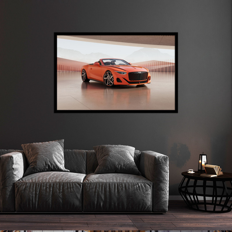 تابلو بکلیت طرح ماشین اسپرت مدل B-bu1106