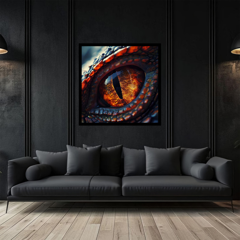 تابلو بکلیت طرح اکشن چشم اژدها مدل B-bu2783