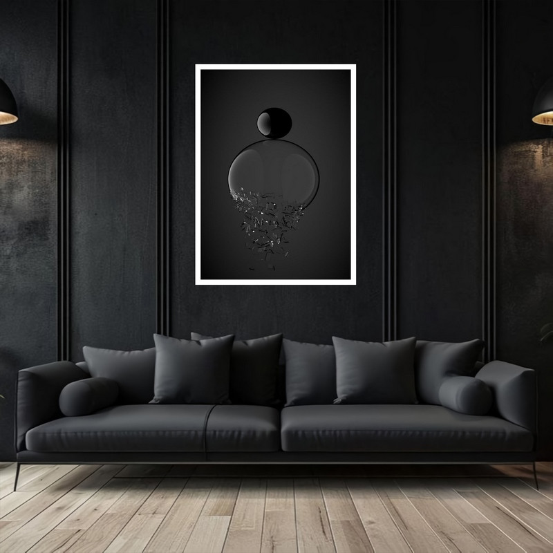 تابلو بکلیت طرح فانتزی تخیلی و  دکوری هنری و مدرن مدل W-bu5390