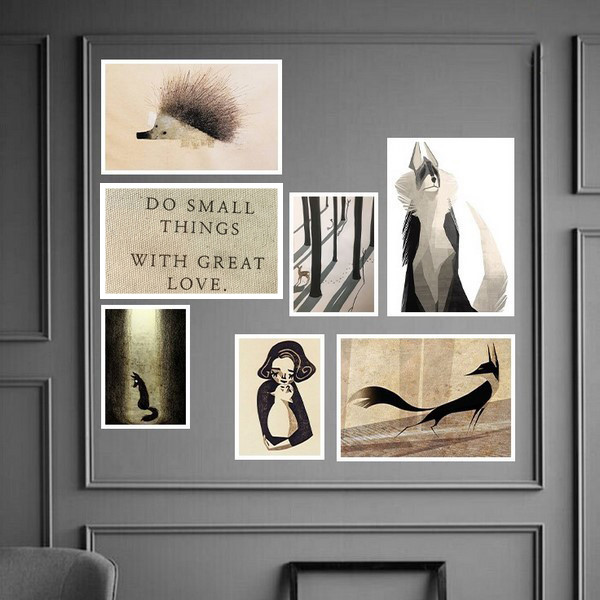 تابلو بکلیت طرح مدرن  کلاسیک مدل W-bu3802 مجموعه 7 عددی