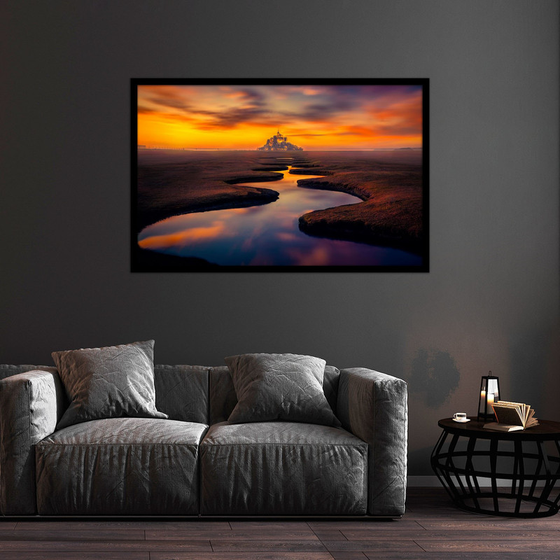 تابلو بکلیت طرح عکاسی هنری طبیعت مدل B-bu1308