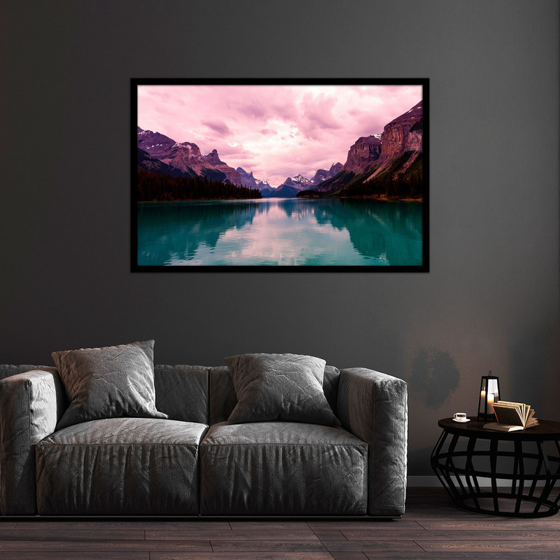 تابلو بکلیت طرح هنری منظره دریا و ساحل مدل B-bu1268