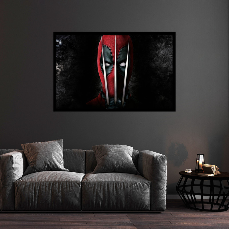 تابلو بکلیت طرح اکشن فیلم ددپول مدل B-bu2025