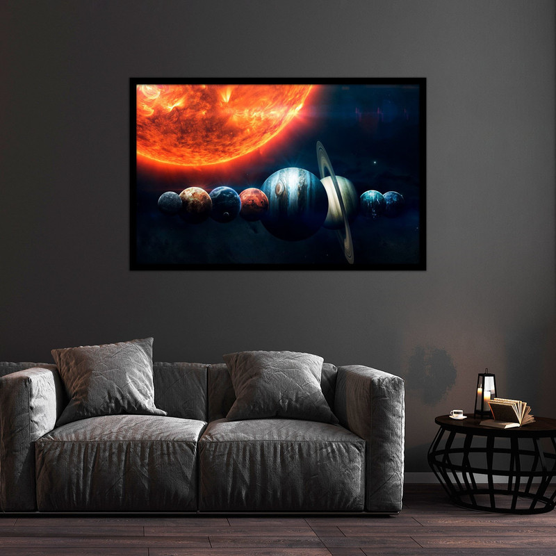 تابلو بکلیت طرح کهکشان سیاره ها مدل B-bu1407