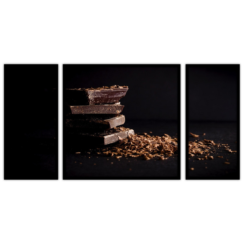 تابلو بکلیت طرح شکلات مدل B-bu3647 مجموعه 3 عددی