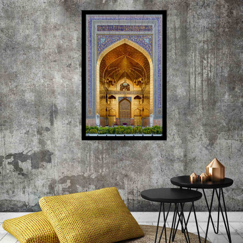 تابلو بکلیت طرح ایوان حرم امام رضا (ع) مدل B-bu2608