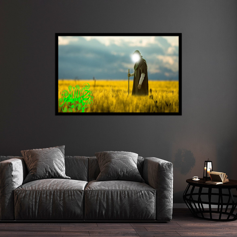 تابلو بکلیت طرح تصویر مذهبی امام زمان (عج) مدل B-bu2457