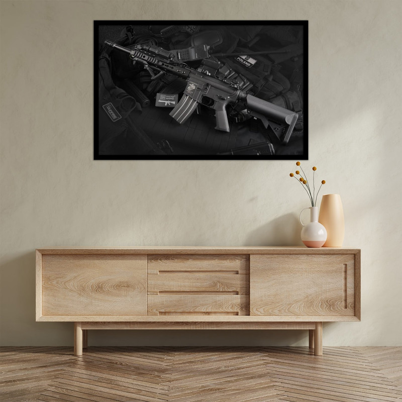 تابلو بکلیت طرح تفنگ مدل  B-bu2730