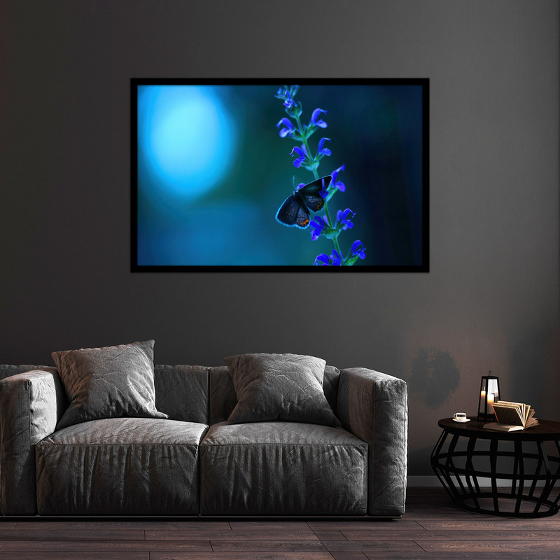 تابلو بکلیت طرح هنری مدرن گل مدل B-bu1124