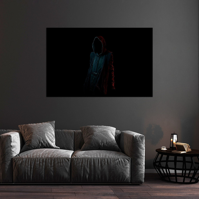 تابلو بکلیت طرح انیمیشن و تصاویر تاریک مدل B-bu1394