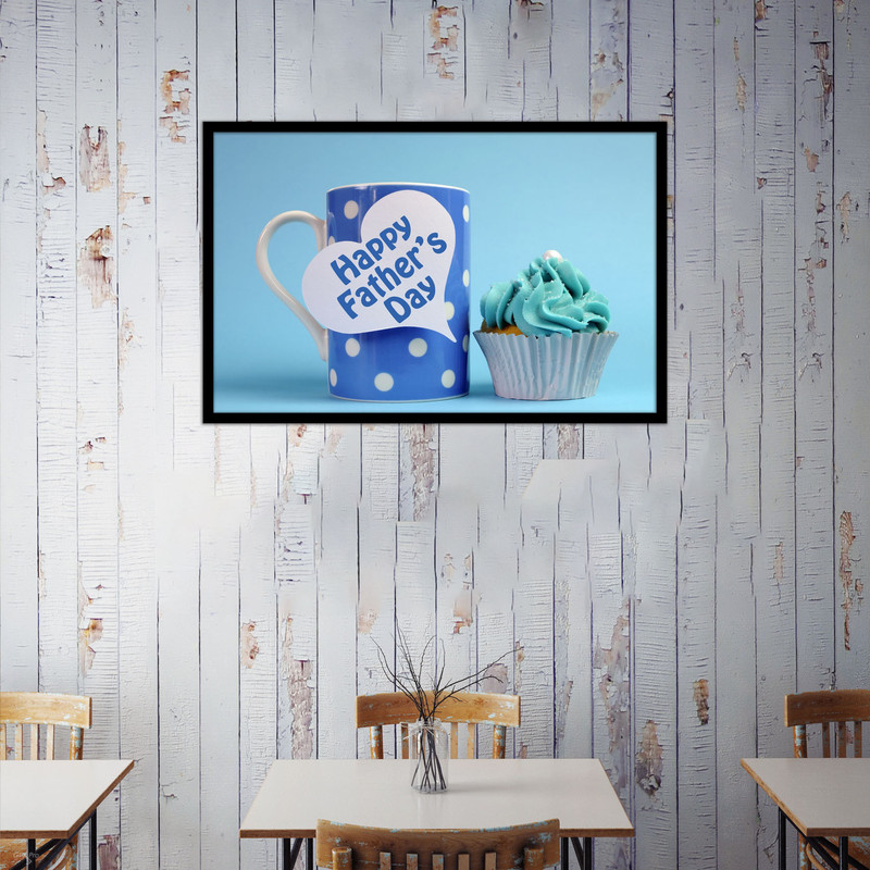 تابلو بکلیت طرح کیک و شیرینی  روز پدر مدل B-bu1238