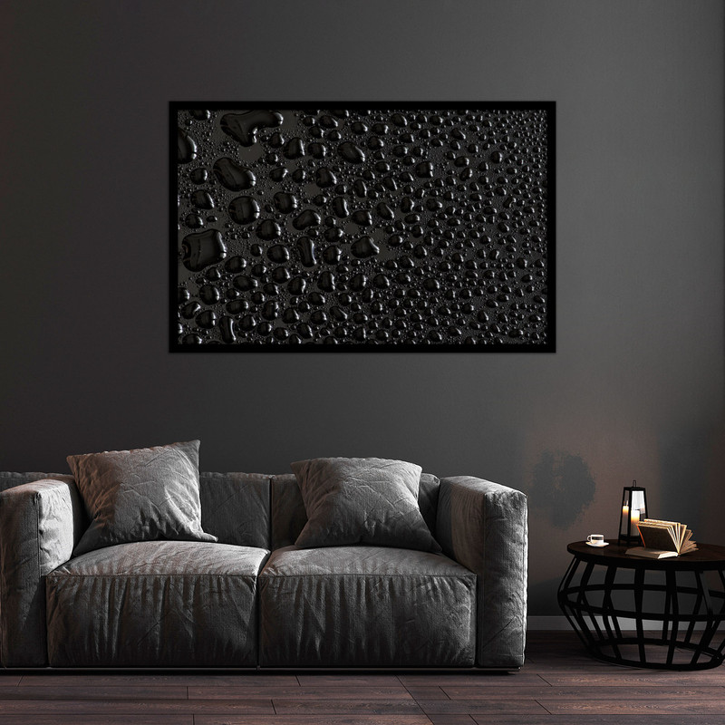 تابلو بکلیت طرح هنری فانتزی قطره آب مدل B-bu1440