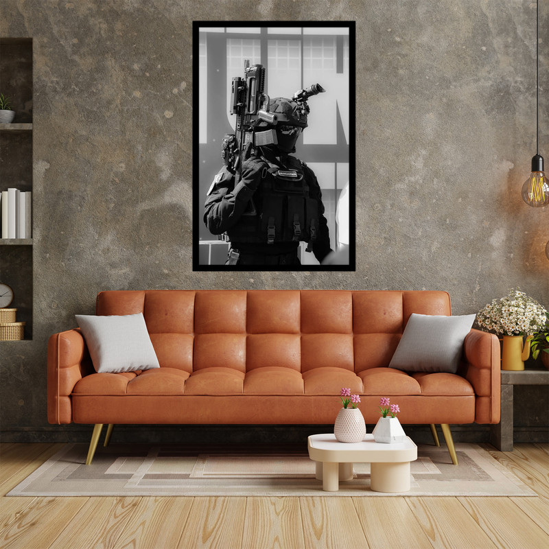 تابلو بکلیت طرح سرباز پلیس و ارتش مدل  B-bu2635