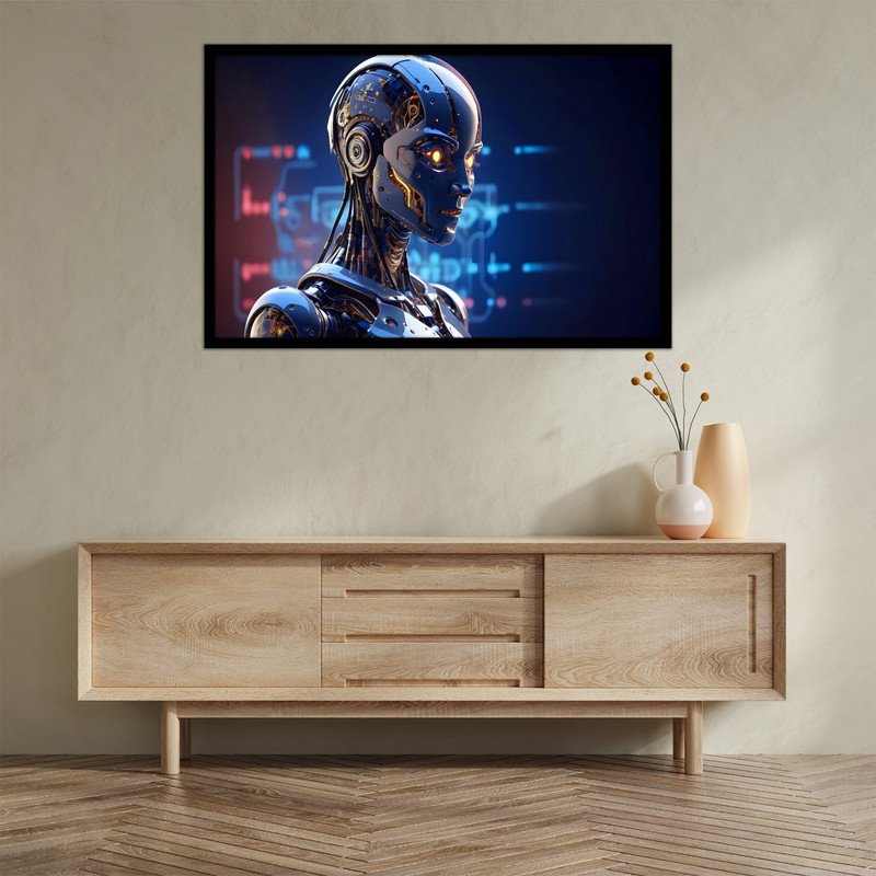 تابلو بکلیت طرح فناوری ربات انسان نما مدل  B-bu2657