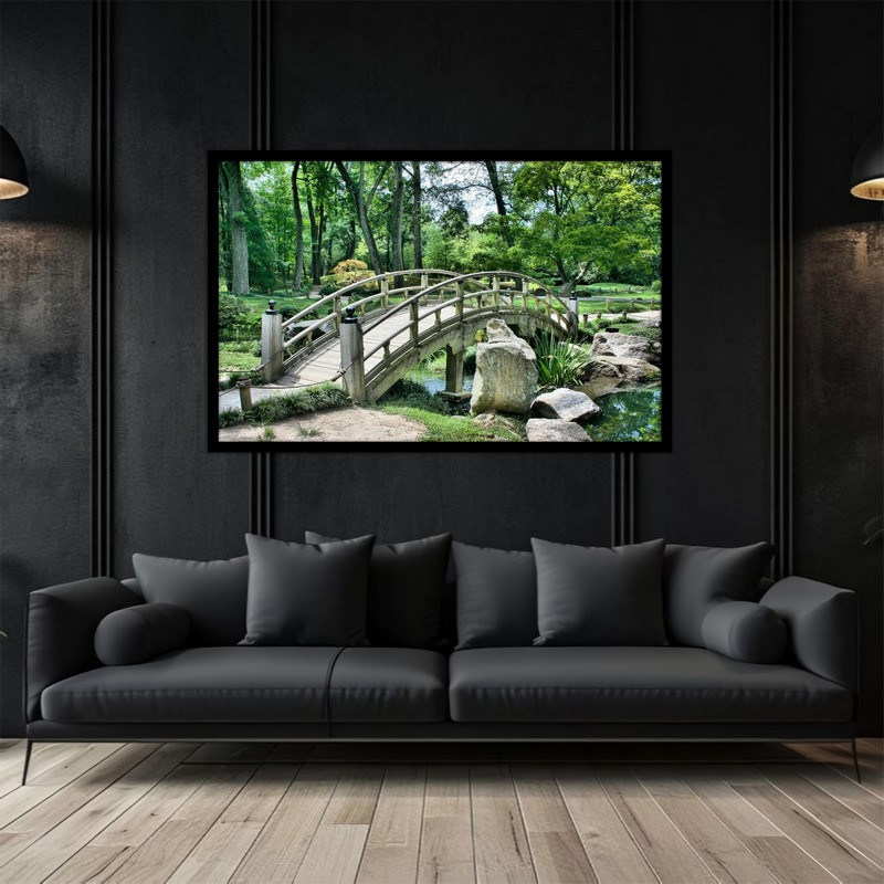 تابلو بکلیت طرح منظره هنری طبیعت مدل B-bu2970