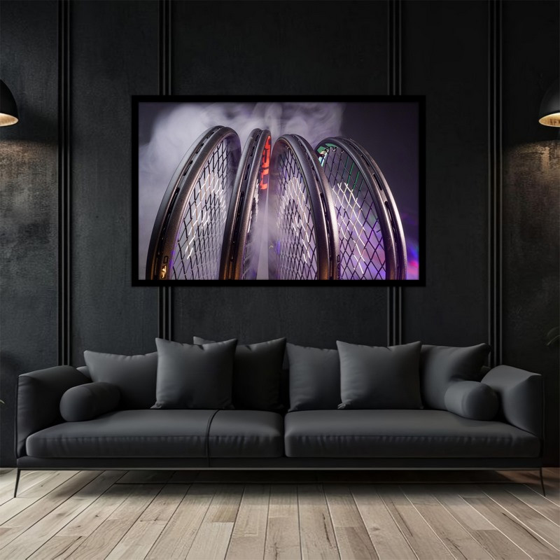 تابلو بکلیت طرح راکت تنیس مدل  B-bu5068