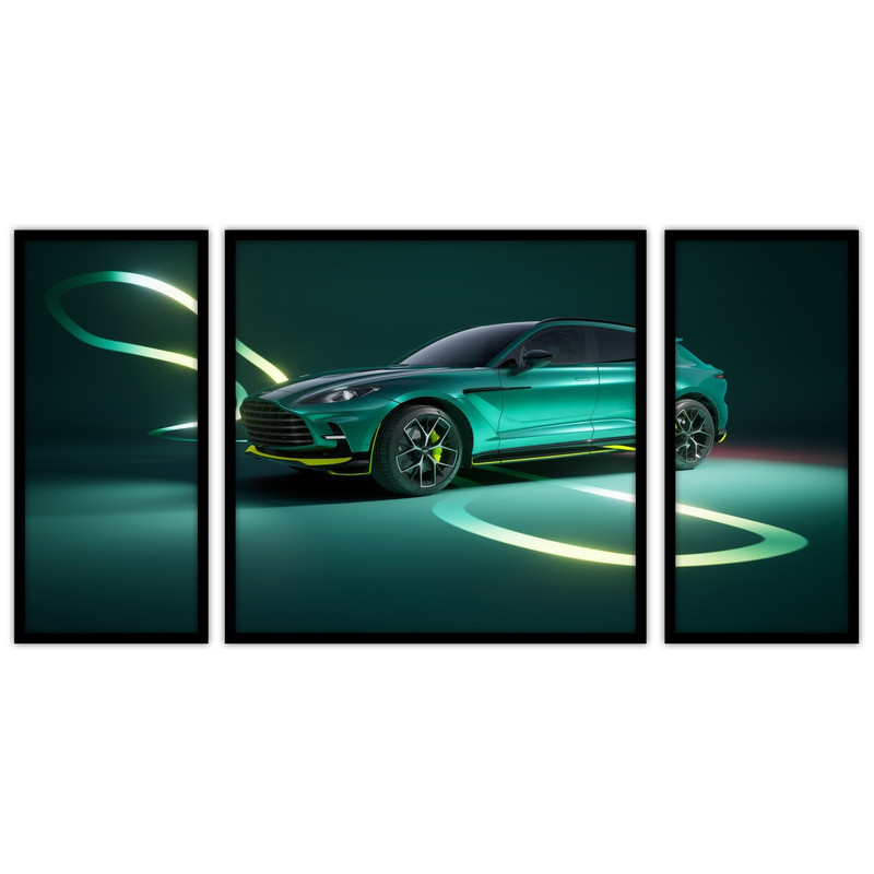 تابلو بکلیت طرح ماشین مدرن آستون مارتین مدل B-bu3141 مجموعه 3 عددی
