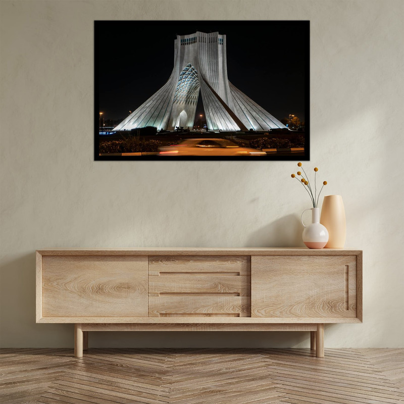 تابلو بکلیت طرح منظره شهری شهر تهران  برج آزادی مدل B-bu2720