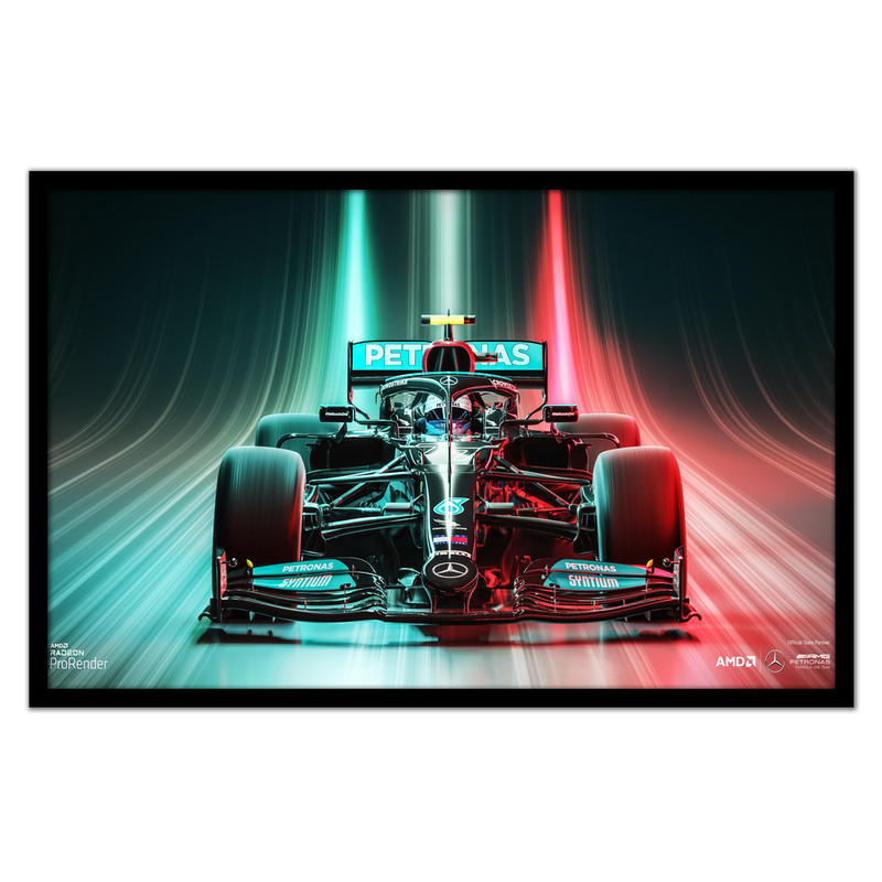  تابلو نوری بکلیت طرح ماشین مسابقه  مدل B-bu1304