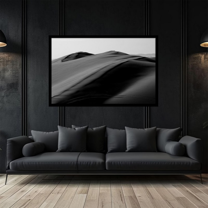 تابلو بکلیت طرح منظره صحرایی و تپه شنی مدل B-bu5016