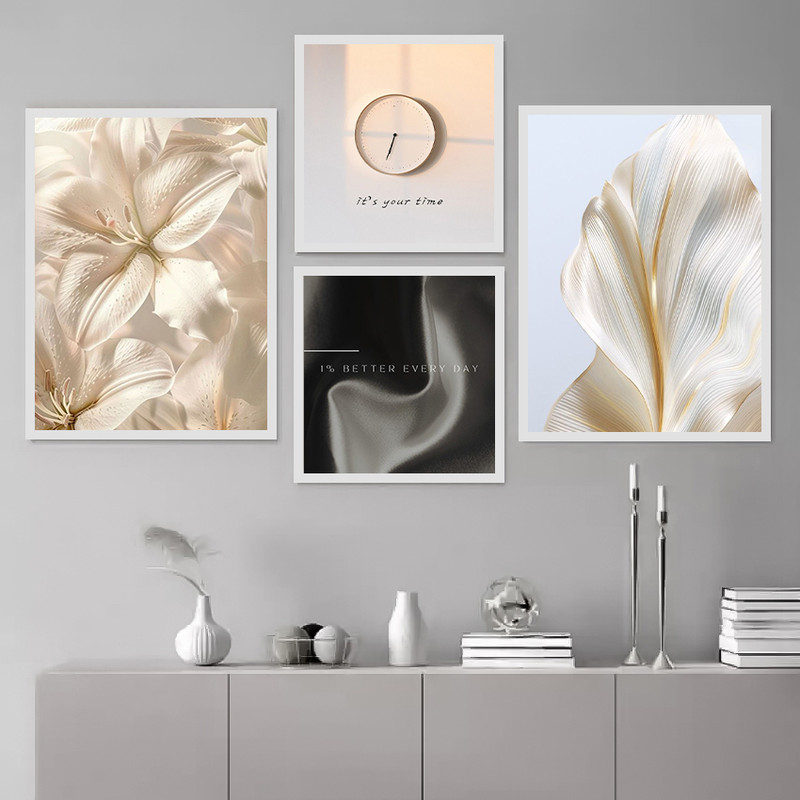 تابلو بکلیت طرح دکوری و دکوراتیو سبک مدرن و لوکس خانه  مدل W-bu3781 مجموعه 4 عددی مدل W-bu3781