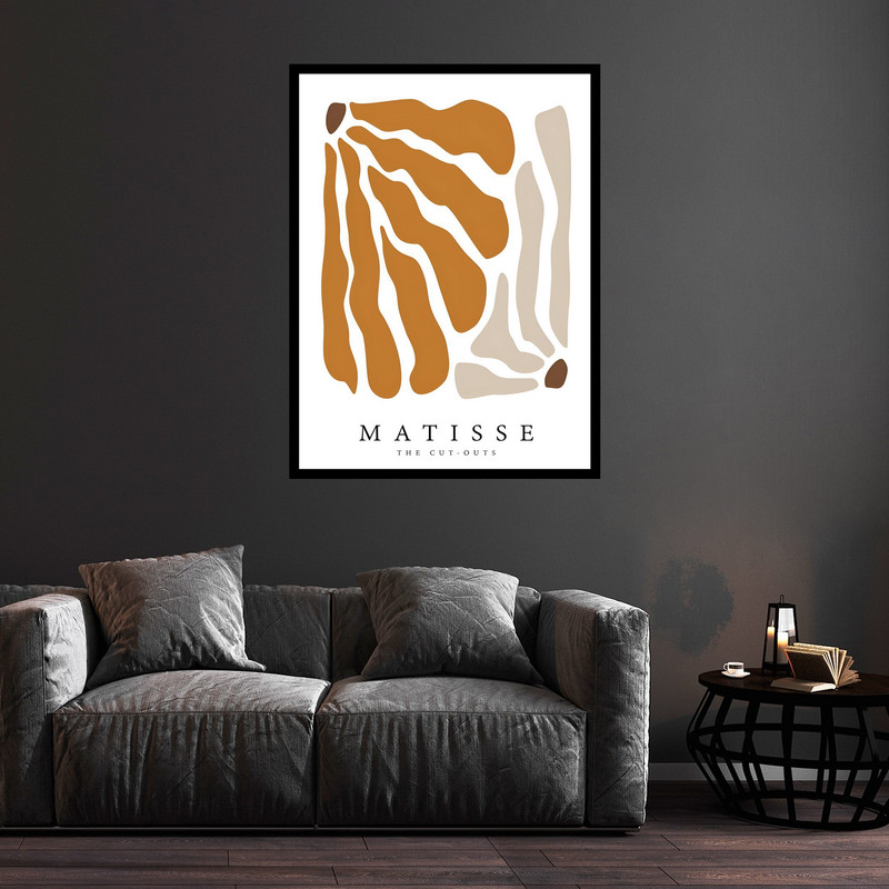 تابلو بکلیت طرح هنری دکوری و دکوراتیو مینیمال مدل B-bu5868 فریم مشکی