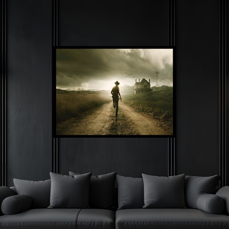 تابلو بکلیت طرح گیمینگ گیم نت بازی رد دد مدل B-bu6623 فریم مشکی