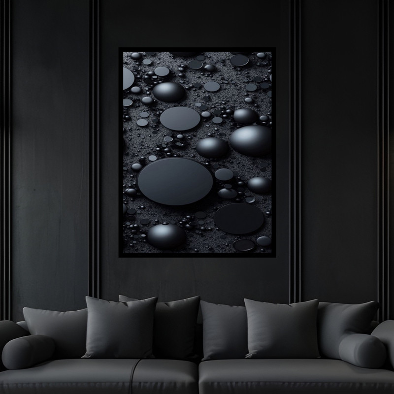 تابلو بکلیت طرح دکوری مدرن فانتزی خفن مدل B-bu6356 فریم مشکی