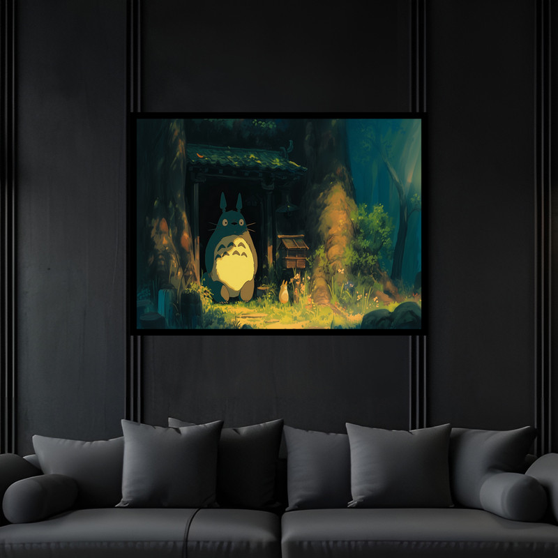 تابلو بکلیت طرح کودک شخصیت انیمیشن و کارتونی مدل B-bu6601 فریم مشکی