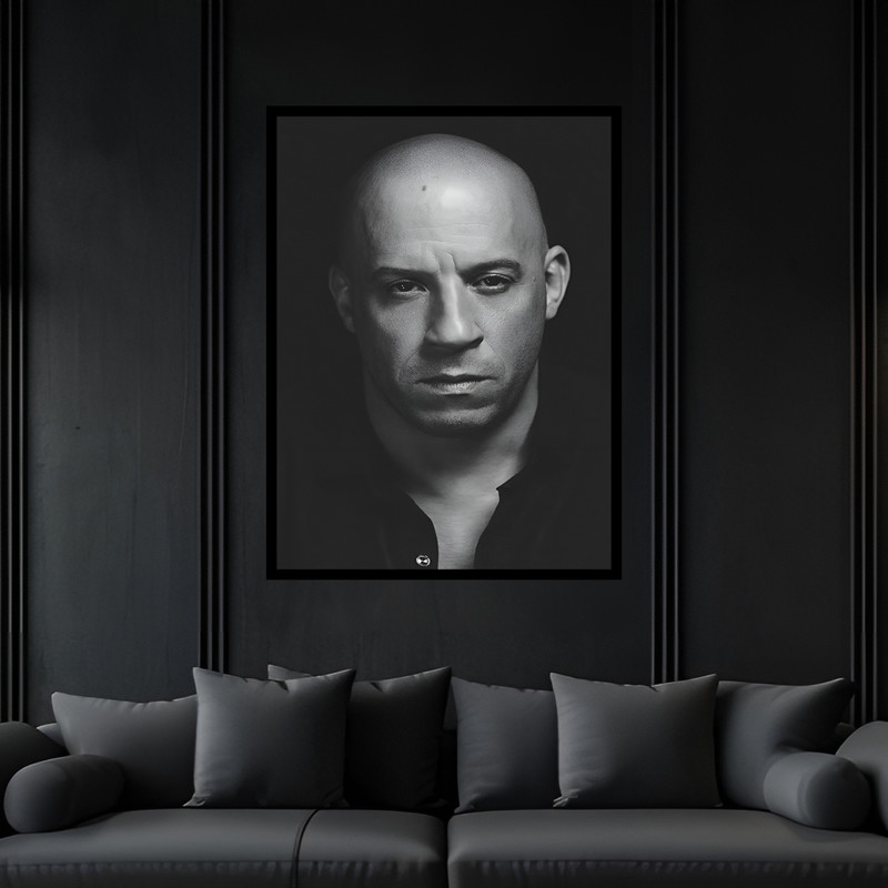 تابلو بکلیت طرح شخصیت و بازیگر سینما سریال مدل B-bu7428 فریم مشکی