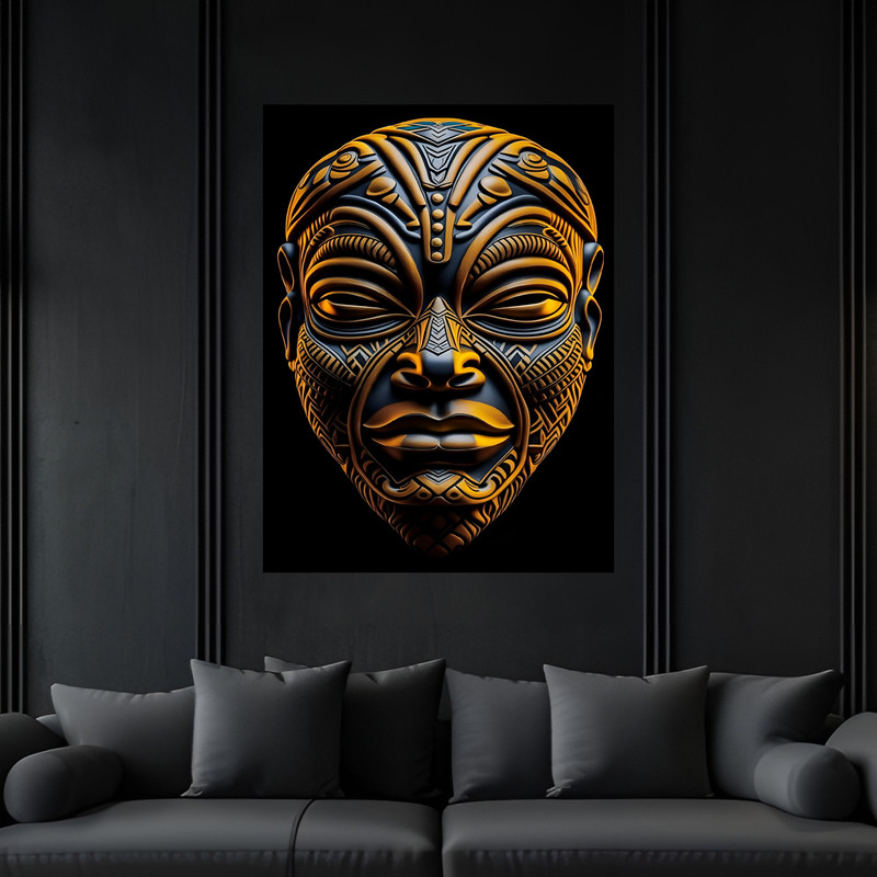 تابلو بکلیت طرح دکوراتیو مدرن ژستیک فانتزی مدل B-bu6928 فریم مشکی