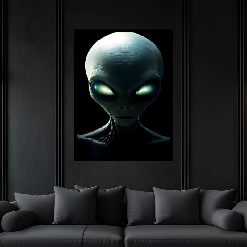 تابلو بکلیت طرح دکوری فضا و کهکشان فضانورد مدل B-bu6914 فریم مشکی